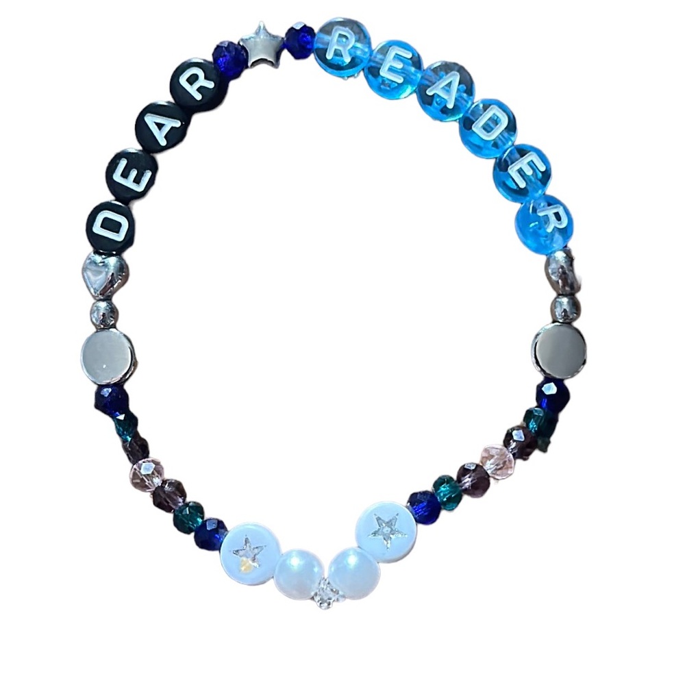 Taylor Swift Handmade Friendship Beaded Bracelet
“Dear Reader”